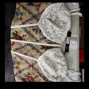 Corset Lace Bralette with Floral Design
